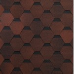 Гибкая черепица ТехноНиколь Shinglas Оптима Красный, 3 м2/упак