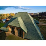 Гибкая черепица ТехноНиколь Shinglas Фазенда Зеленый, 2,6 м2/упак