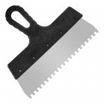 Шпатель фасадный, зубчатый 6х6мм, 250 мм РемоКолор, шт Шпатель фасадный, зубчатый 6х6мм, 250 мм РемоКолор, шт