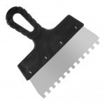 Шпатель фасадный Мастер зубчатый 200 мм, зуб 8х8 мм, шт Шпатель фасадный Мастер зубчатый 200 мм, зуб 8х8 мм, шт