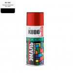 Эмаль-аэрозоль Kudo универсальная RAL 9005 глянцевая черная 520 мл, шт