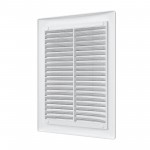 Решетка вентиляционная с сеткой 200х300 мм белая ERA 2030РЦ, шт