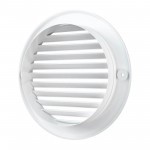 Решетка вентиляционная с фланцем 125 мм белая ERA A12RK, шт