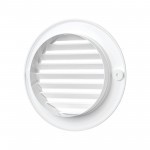 Решетка вентиляционная с фланцем 100 мм белая ERA A10RK, шт