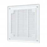 Решетка вентиляционная с сеткой разъемная 208х208мм ERA 2121Р, шт