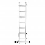 Лестница алюминиевая универсальная, двухсекционная, 7 ступеней, шт