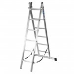 Лестница алюминиевая универсальная, двухсекционная, 6 ступеней, шт Лестница алюминиевая универсальная, двухсекционная, 6 ступеней, шт