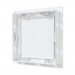 Люк ревизионный пластиковый нажимной 168х168 мм, с фланцем 146х146 мм, Era Aur AD1515, шт