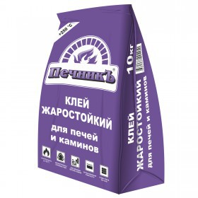 Клей Печникъ для бытовых печей и каминов жаростойкий 10 кг, шт