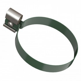 Хомут трубы металлический 140 мм ТехноНиколь Оптима 120/80 мм зеленый, 60 шт/упак