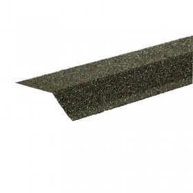 Планка карнизная с гранулятом, оливковый 75х50х5 мм, 1,25 м, шт