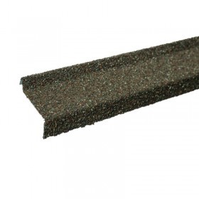 Планка примыкания с гранулятом, оливковый 20х45х15х10 мм, 1,25 м, шт