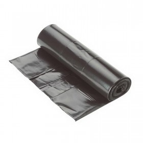 Мешки для мусора из ПВД с завязками, 120л, черный, 50шт/уп