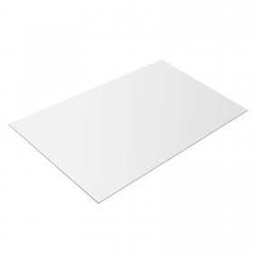 Лист плоский ПЭ в пленке Ral 9003 сигнальный белый 0,4 мм 1250х2000 мм, шт