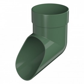 Слив трубы ТехноНиколь Оптима 120/80 мм зеленый, 38 шт/упак