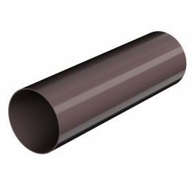 Труба водосточная 1500 мм ТехноНиколь Оптима 120/80 мм Ral 8019 темно-коричневый, шт