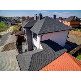 Гибкая черепица ТехноНиколь Shinglas Ранчо Серый, 2 м2/упак