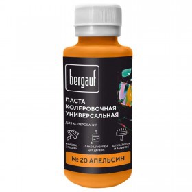 Паста колеровочная Bergauf универсальная апельсин 0,1 л, шт