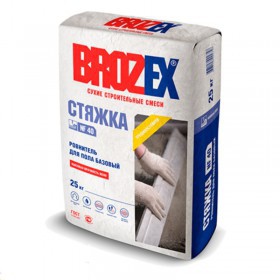 Стяжка Brozex NF-40 ровнитель для пола базовый 25 кг, шт