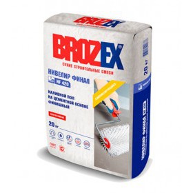 Наливной пол Brozex NF-420 Нивелир Финал самонивелирующийся финишный 20 кг, шт