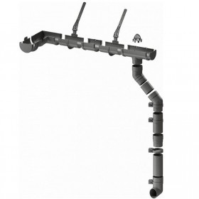 Воронка желоба Docke Lux 140/100 мм Ral 7024 графит, шт