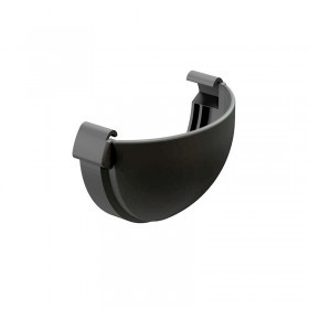 Заглушка желоба Docke Lux 140/100 мм Ral 7024 графит, шт