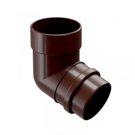 Колено трубы 72 градусов Docke Lux 140/100 мм Ral 8019 шоколад, шт