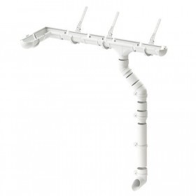 Муфта соединительная Docke Lux 140/100 мм Ral 9003 пломбир, шт