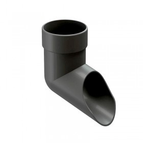 Слив трубы Docke Lux 140/100 мм Ral 7024 графит, шт