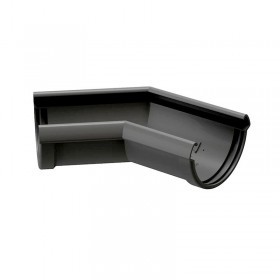 Угол желоба 135 градусов Docke Lux 140/100 мм Ral 7024 графит, шт