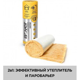 Минеральная вата Isover Сауна 12500х1200х50 мм, упак