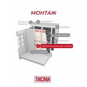 Пароизоляционная пленка Knauf ТИСМА В 60 м2, рул