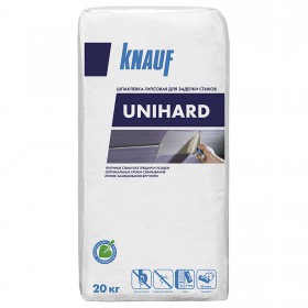 Шпаклевка гипсовая Knauf Унихард высокопрочная 20 кг, шт
