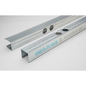 Профиль стоечный ПС Кнауф 50х50х3000 мм оцинкованный 0,6 мм, шт