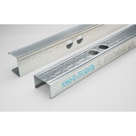 Профиль стоечный ПС Кнауф 75х50х3000 мм оцинкованный 0,6 мм, шт