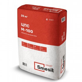 Цементно-песчаная смесь М-100 Smesit 25 кг, шт