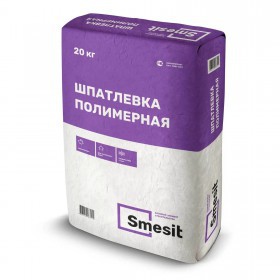Шпаклевка полимерная Smesit белоснежная 20 кг, 56 шт/поддон