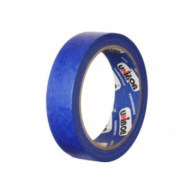 Лента малярная профессиональная Unibob крепированная бумажная, 25 мм, 25 м, шт