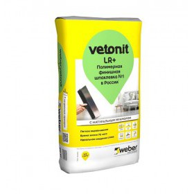 Шпаклевка полимерная Weber.Vetonit LR+ финишная белая 20 кг, шт