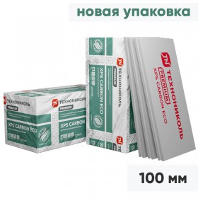 Экструдированный пенополистирол ТехноНиколь XPS CARBON ECO 1180х580х100 мм, 4 шт/упак