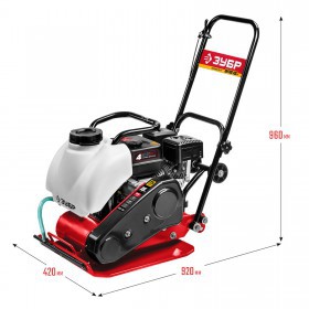 Виброплита бензиновая Зубр Асфальт-15, 15 кН, ВПБ-15 А