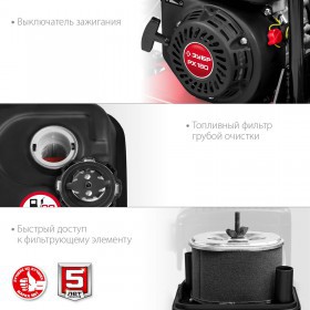 Виброплита бензиновая Зубр Асфальт-15, 15 кН, ВПБ-15 А