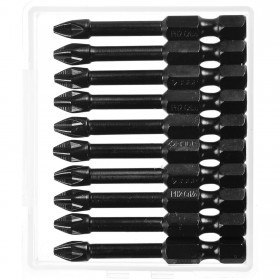 Биты РН2 50 мм ударные торсионные ЗУБР Профессионал, 10 шт/упак