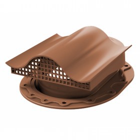 Вентиль SKAT кровельный ТехноНиколь для гибкой черепицы коричневый, 10 шт/упак