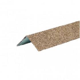 Внешний угол металлический ТехноНиколь Hauberk Песчаный 1250х50х50 мм, шт