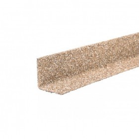 Внутренний угол металлический ТехноНиколь Hauberk Коричнево-бежевый 1250х50х50 мм, шт