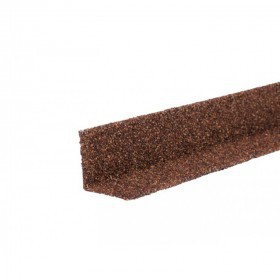 Внутренний угол металлический ТехноНиколь Hauberk Терракотовый 1250х50х50 мм, шт