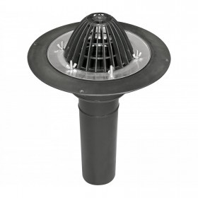 Воронка с обжимным фланцем ТехноНиколь 110х450 мм, шт