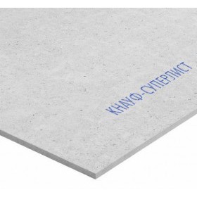 Гипсоволокнистый лист влагостойкий Кнауф-Суперлист ГВЛВ ПК 2500х1200х12,5 мм, лист