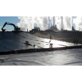 Геомембрана GME-HDPE ПНД 1 мм, 5х50 м (250 м2/рул), рул